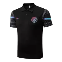 Manchester City Core Polo Shirt 2022/23 - Black - elmontyouthsoccer