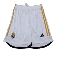 Real Madrid Soccer Shorts 2023/24 Home - elmontyouthsoccer