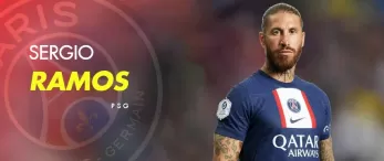 PSG 2021/22 Away Sergio Ramos #4 Jersey Name Set