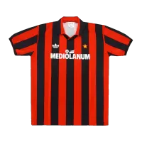 AC Milan Jersey 1990/91 Home Retro - elmontyouthsoccer