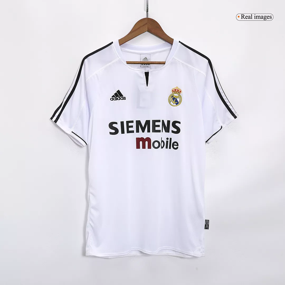 Real Madrid Jersey 2003/04 Home Retro - elmontyouthsoccer