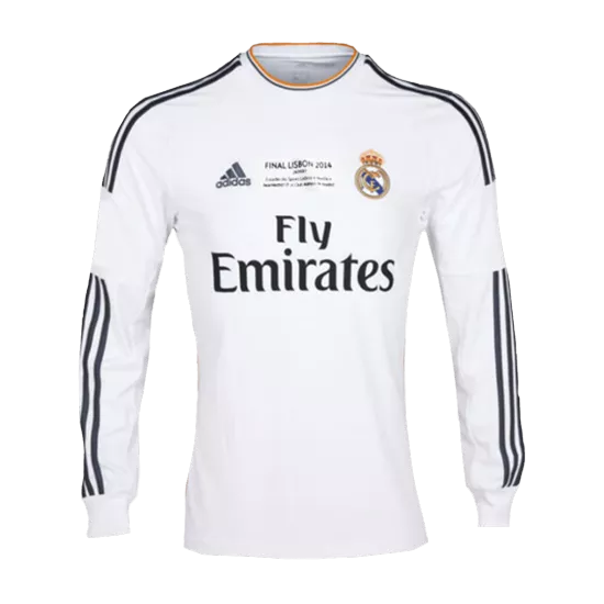 Real Madrid Home Jersey Retro 2013/14 By - Long Sleeve - ijersey