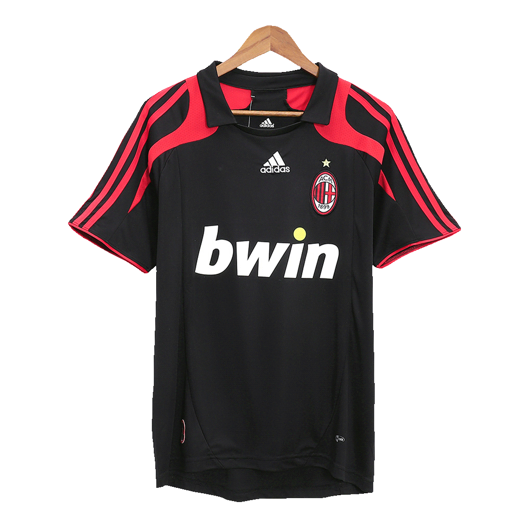 Jersey AC Milan Retro,AC Milan Soccer Jersey,Size:08-09 AC milan white jersey  long sleeves