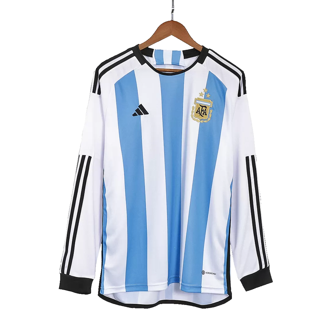 Adidas Argentina Away Jersey 2022 World Cup Kit L / 3 Stars Champions