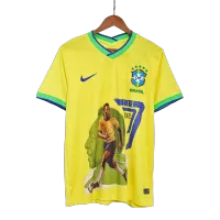 PELÉ #7 Brazil Commemorative Jersey 2022 Home - elmontyouthsoccer