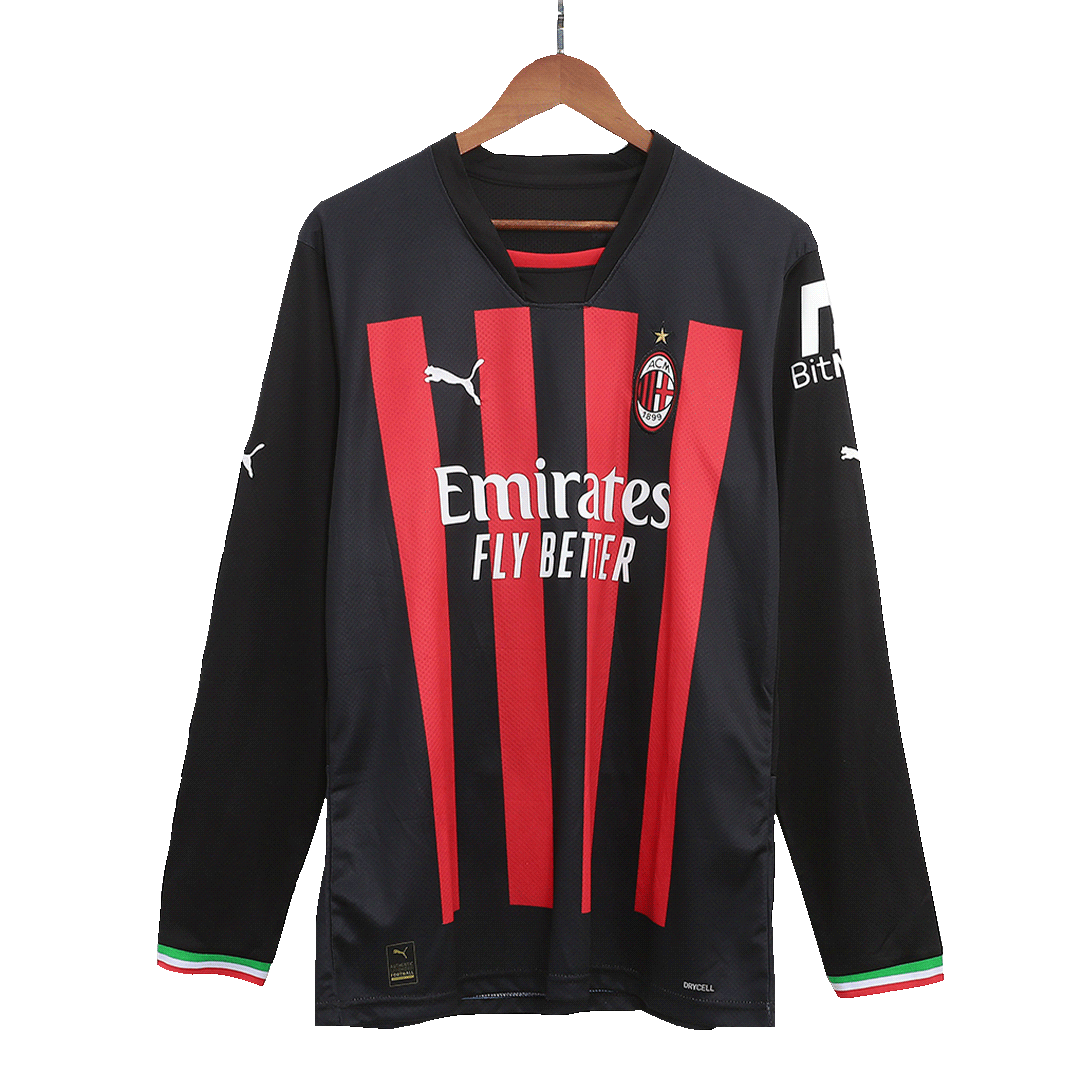 AC Milan Home Jersey 2022/23 - Long Sleeve