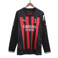 AC Milan Home Jersey 2022/23 - Long Sleeve - elmontyouthsoccer
