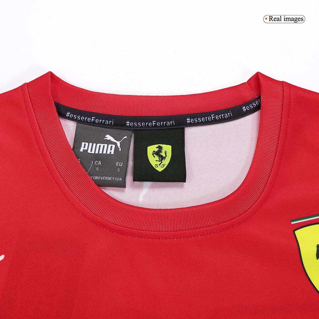 Scuderia Ferrari F1 Racing Team T-Shirt #16 Red 2022 - ijersey