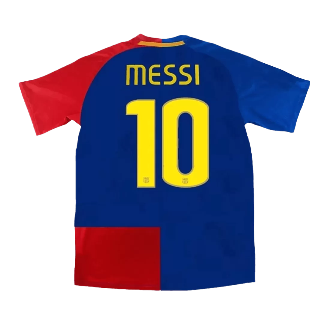 MESSI #10 Barcelona Jersey 2008/09 Home Retro - UCL Final