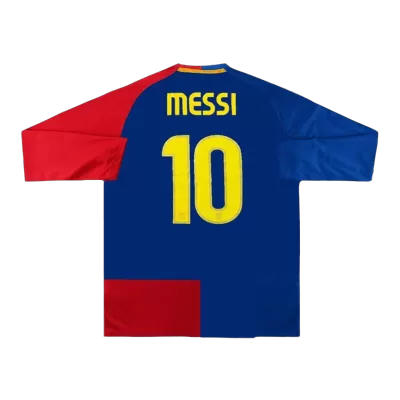 Barcelona MESSI #10 Jersey 2008/09 Home Retro UCL Final - Long Sleeve - ijersey