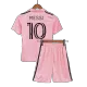Youth MESSI #10 Inter Miami CF  "Messi GOAT" Jersey Kit 2023 Home - ijersey