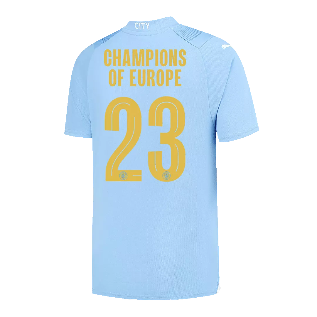 CHAMPIONS OF EUROPE #23 Manchester City Jersey 2023/24 Home | IJERSEY