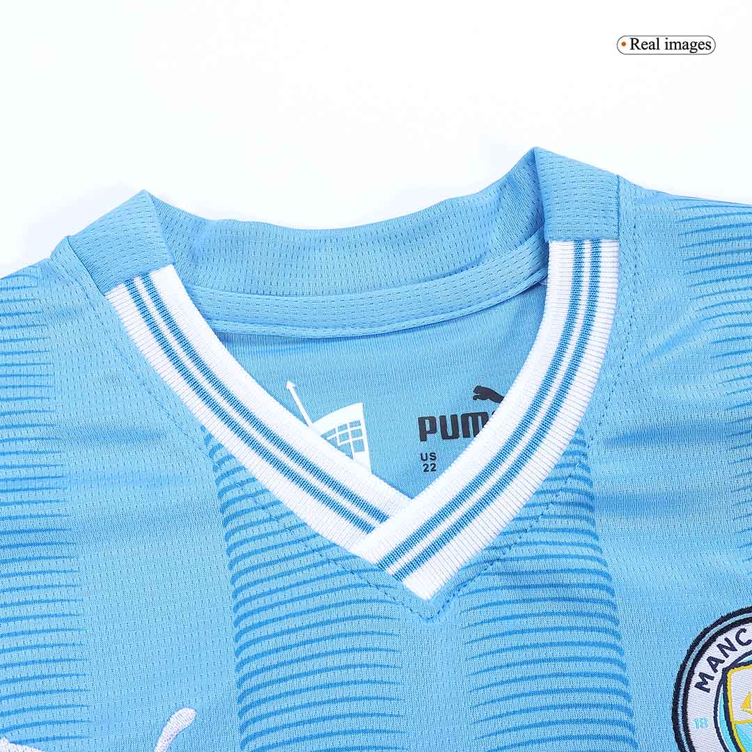 Youth Manchester City Jersey Kit 2023/24 Home - ijersey