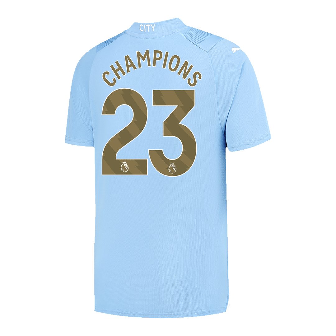 CHAMPIONS 23 Manchester City Jersey 2023/24 Authentic Home IJERSEY