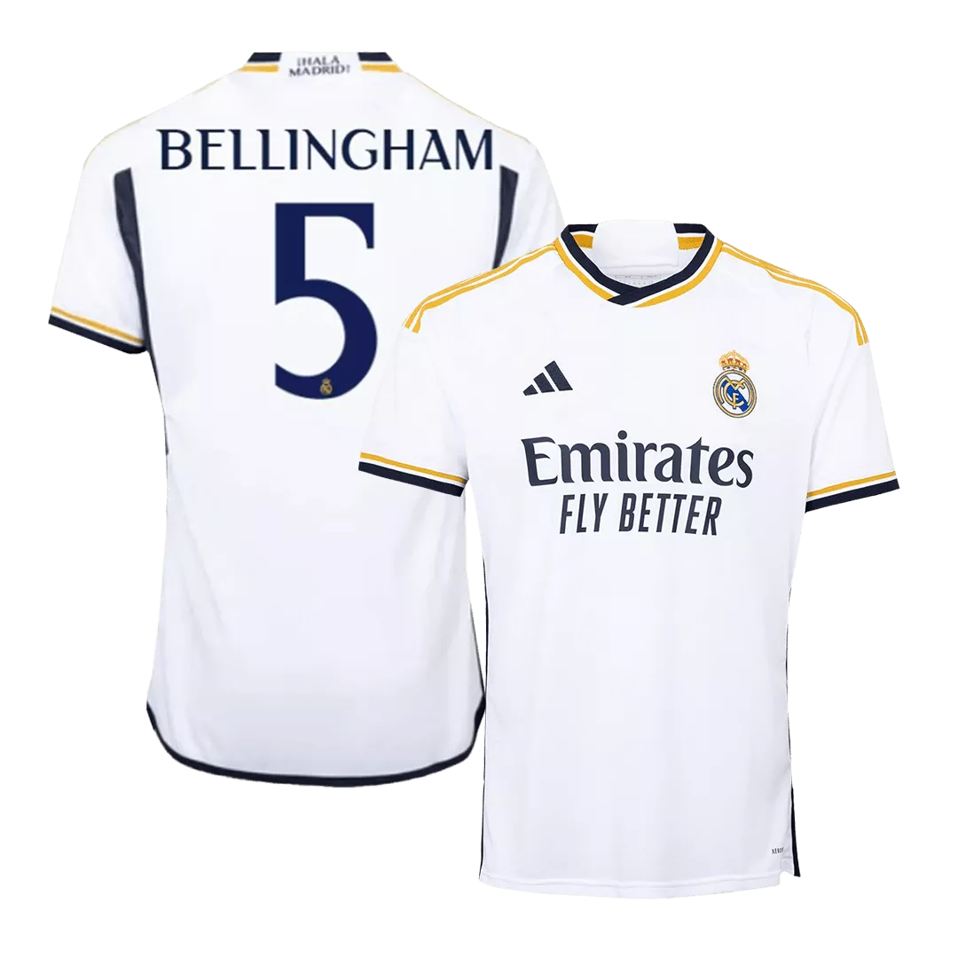 BELLINGHAM #5 Real Madrid Jersey 2023/24 Home