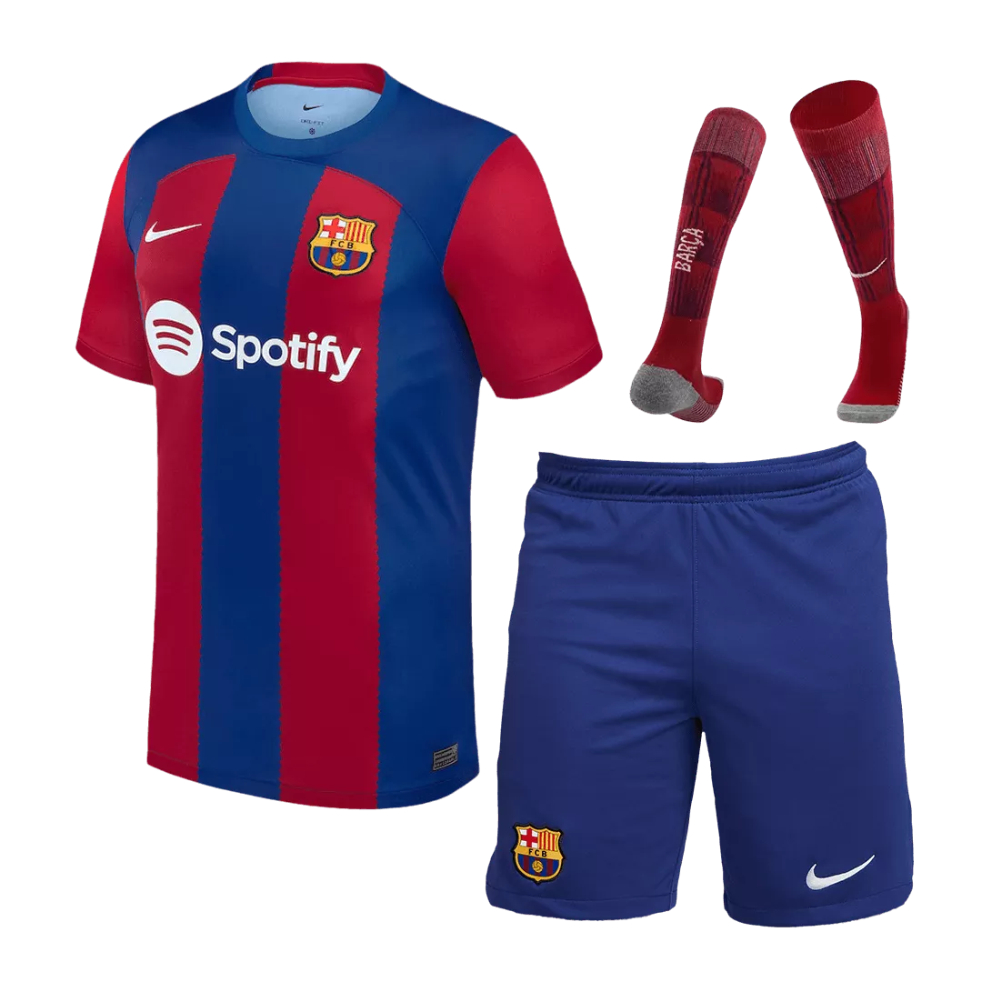 Barcelona Jersey Whole Kit 2023/24 Home