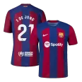 F. DE JONG #21 Barcelona Jersey 2023/24 Authentic Home - ijersey