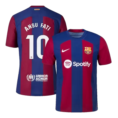 ANSU FATI #10 Barcelona Jersey 2023/24 Authentic Home - ijersey