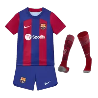 Youth Barcelona Jersey Whole Kit 2023/24 Home - ijersey
