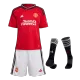 Youth Manchester United Jersey Whole Kit 2023/24 Home - ijersey