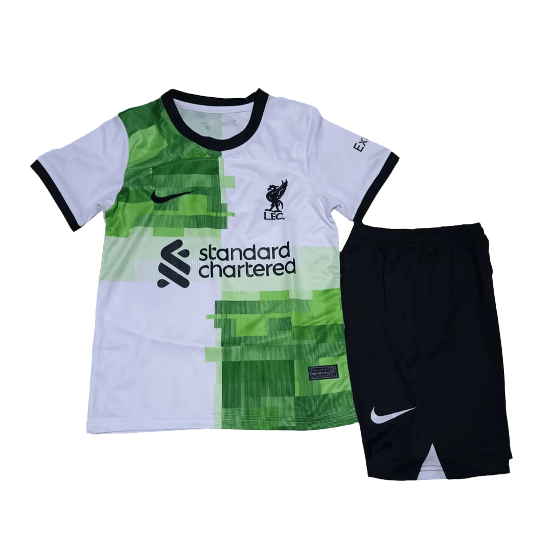 Youth Liverpool Jersey Whole Kit 2023/24 Away - ijersey