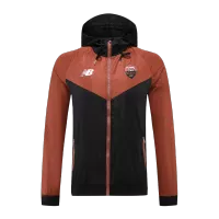 Roma Hoodie Windbreaker Jacket 2022/23 - Red&Black - ijersey