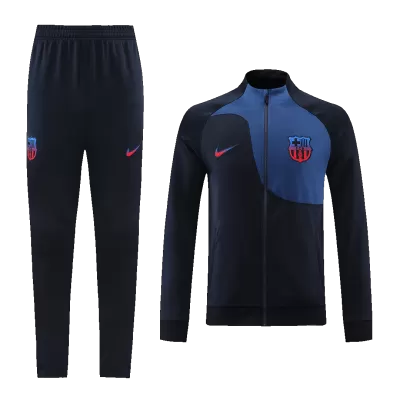 Barcelona Jacket Tracksuit 2022/23 - Black - ijersey