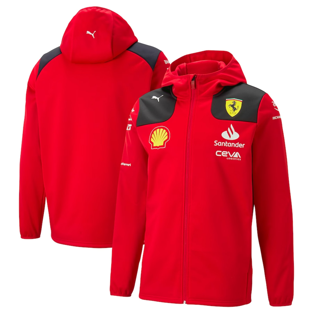 Scuderia Ferrari F1 Racing Team Softshell Jacket 2023 - ijersey