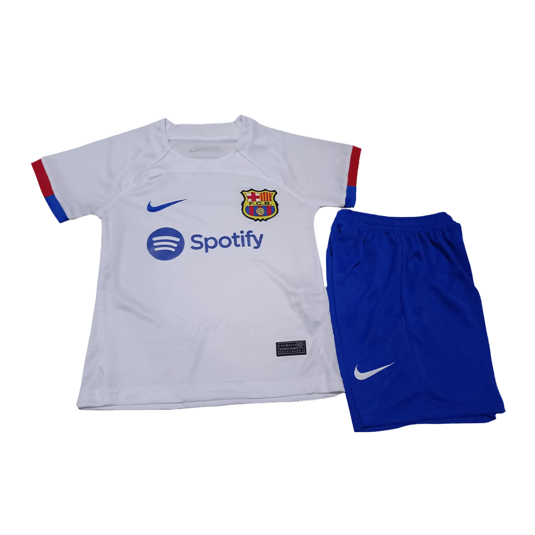 Youth Barcelona Jersey Whole Kit 2023/24 Away - ijersey
