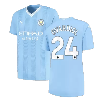 GVARDIOL #24 Manchester City Jersey 2023/24 Home - ijersey