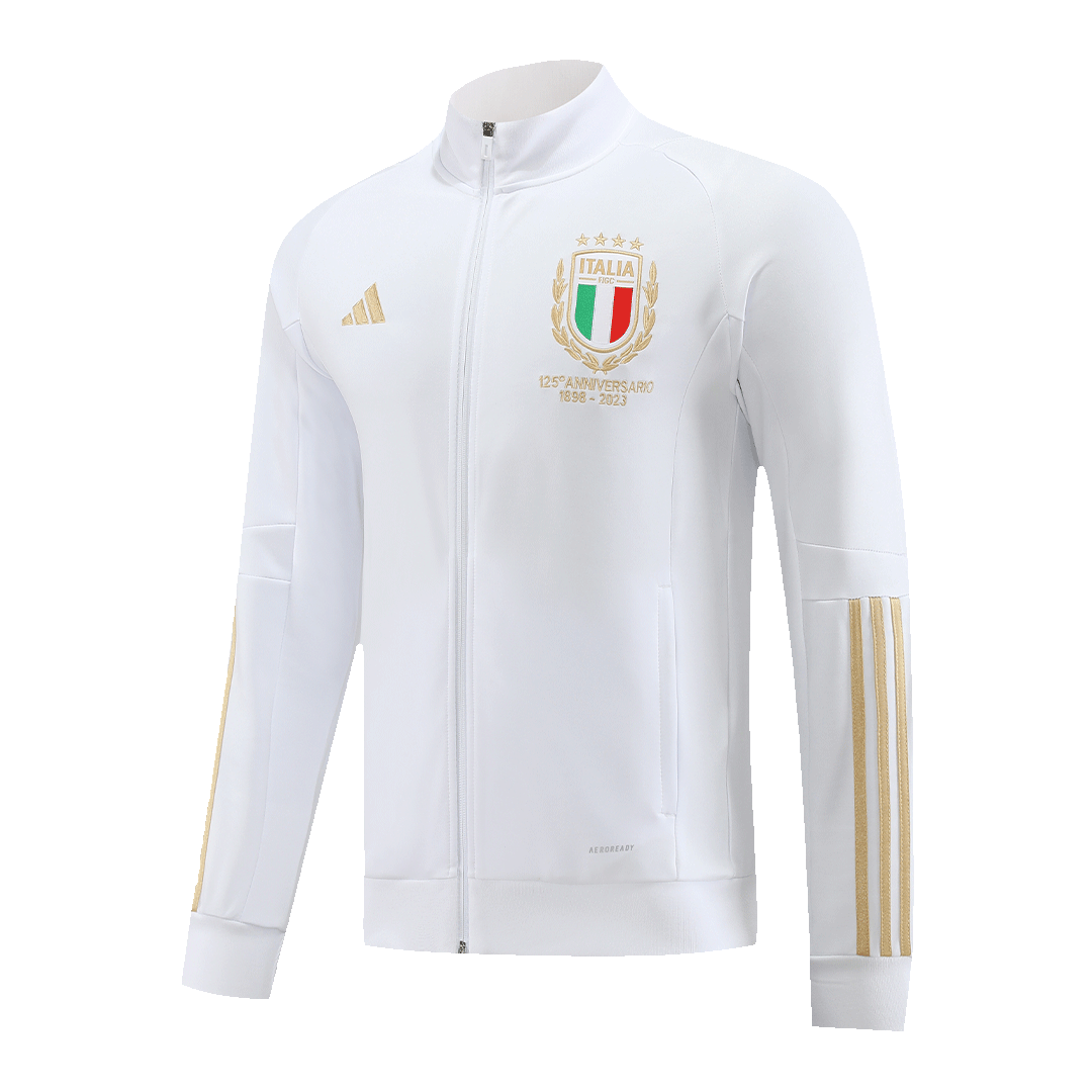Italy 125th Anniversary Training Jacket 2023 - White - ijersey