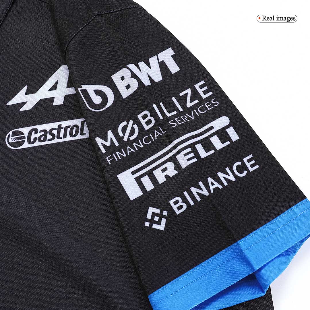 BWT Alpine F1 Team Polo Shirt Black 2023 - ijersey
