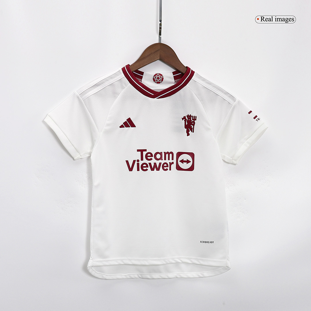 Youth Manchester United Jersey Whole Kit 2023/24 Third - ijersey