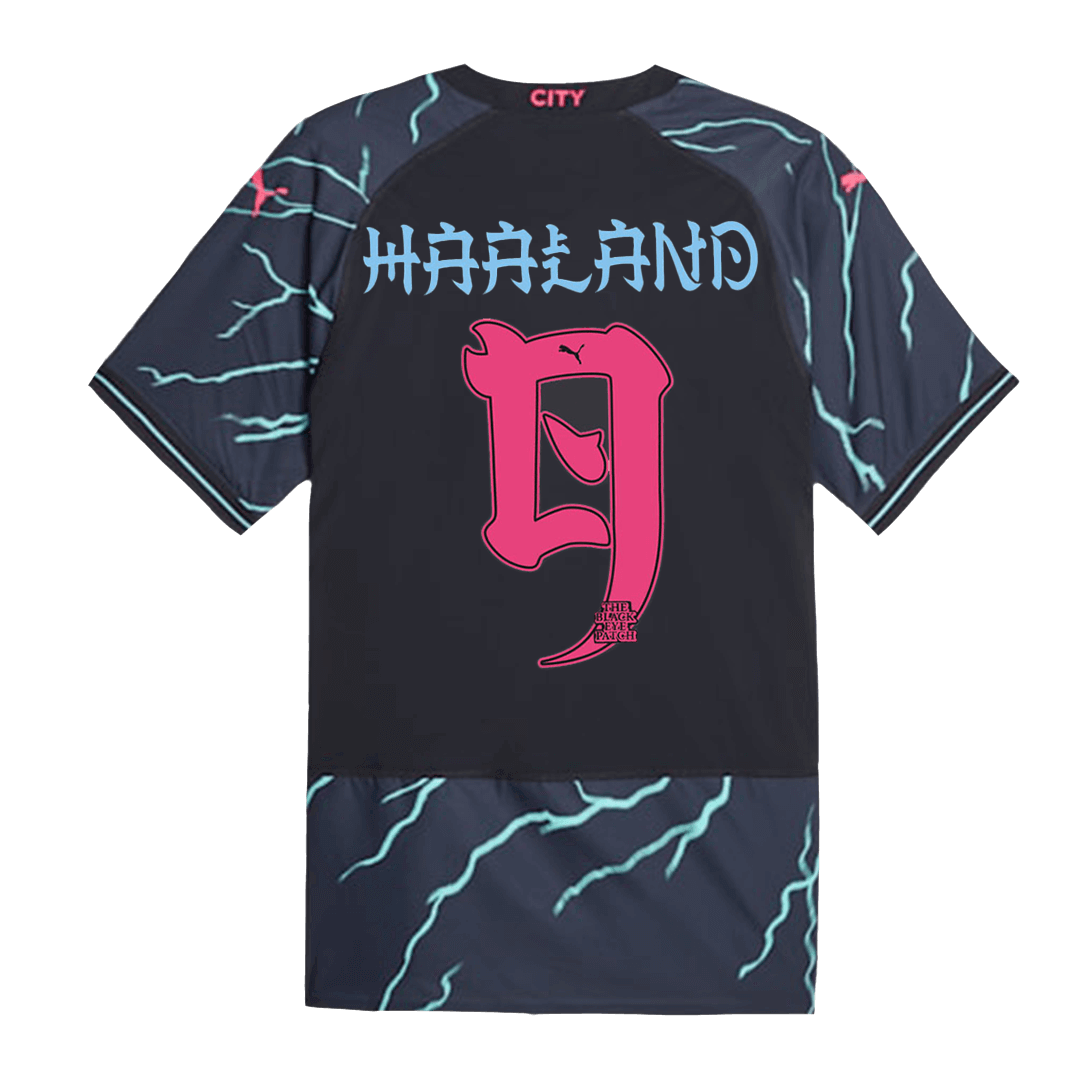 HAALAND #9 Manchester City Japanese Tour Printing Jersey 2023/24 Authentic Third - ijersey