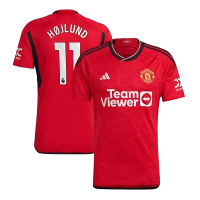 HØJLUND #11 Manchester United Jersey 2023/24 Home - ijersey