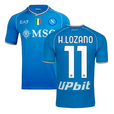 H.LOZANO #11 Napoli Jersey 2023/24 Authentic Home - ijersey