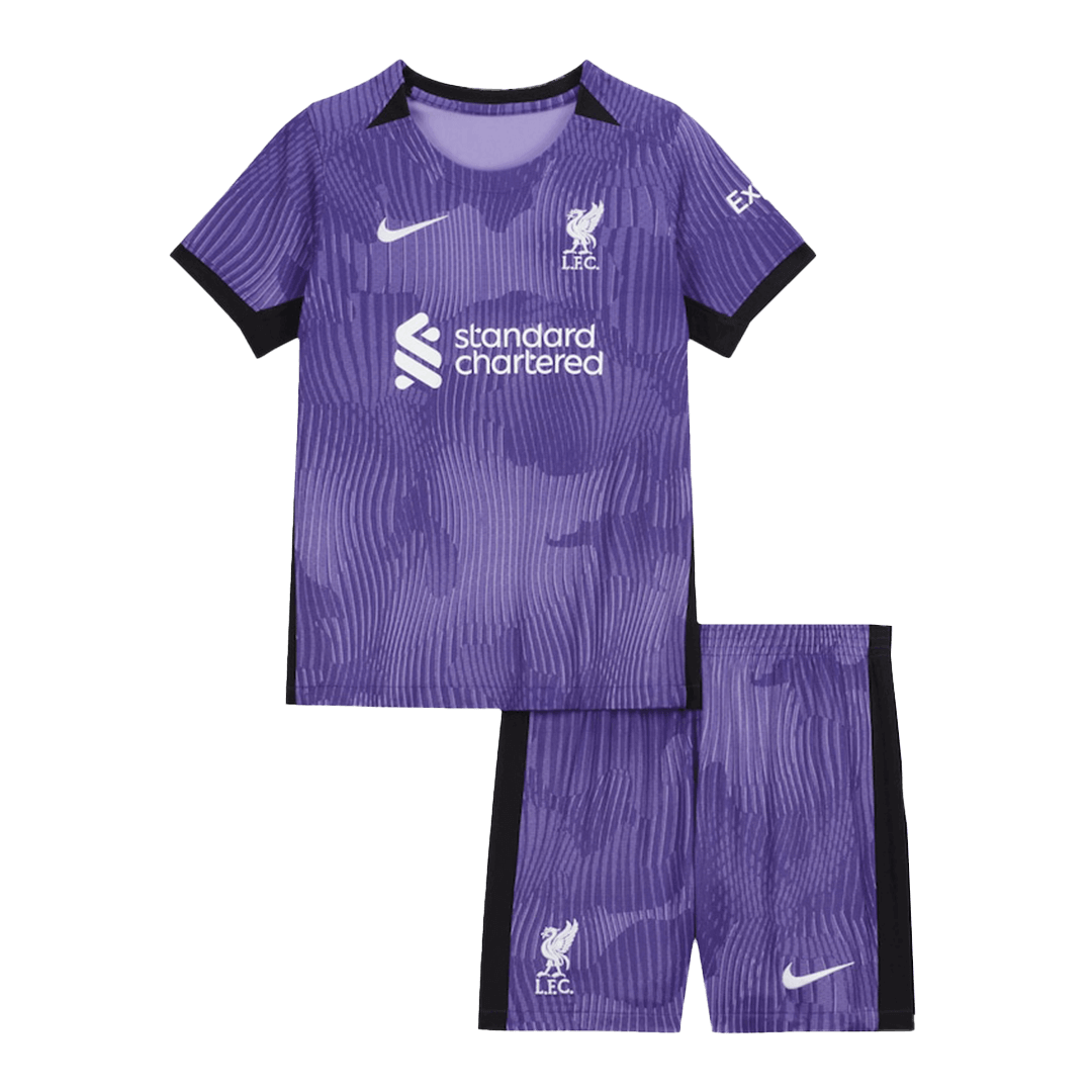 Youth Liverpool Jersey Whole Kit 2023/24 Third - ijersey