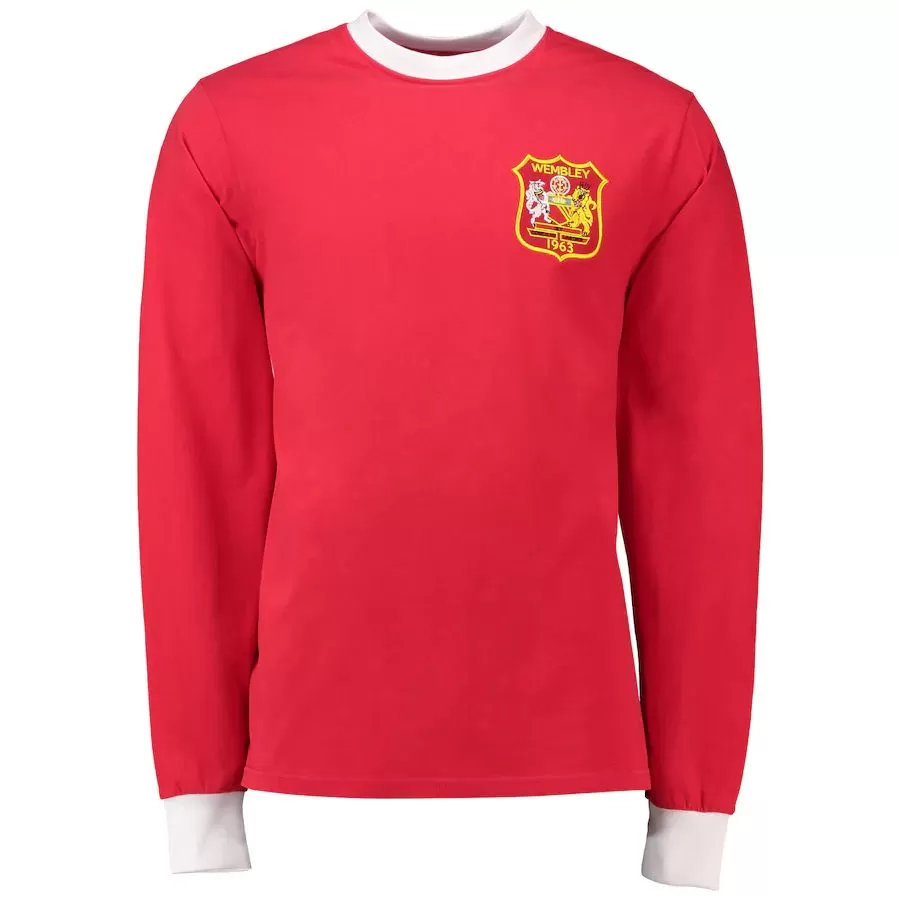 MANCHESTER UNITED 1963 FA CUP FINAL FOOTBALL SHIRT SOCCER JERSEY