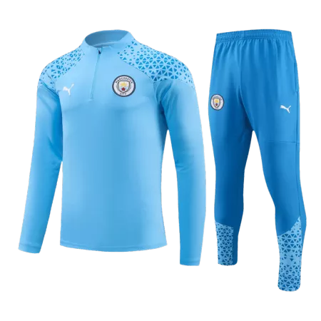 Manchester City Tracksuit 2023/24 Youth - Blue - ijersey