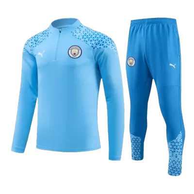 Manchester City Tracksuit 2023/24 Youth - Blue - ijersey