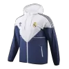 Real Madrid Hoodie Windbreaker Jacket 2023/24 - White&Navy - ijersey