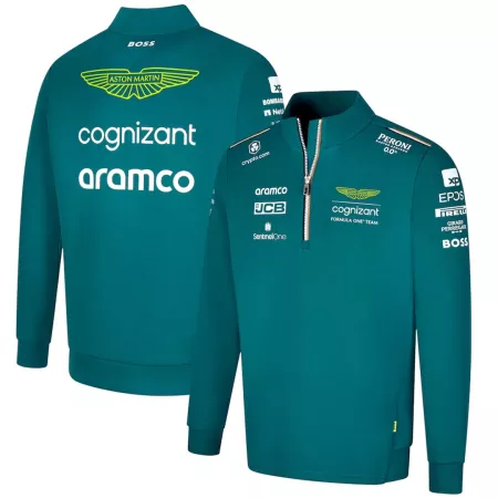 Aston Martin Aramco Cognizant F1 Racing Team 1/2 Zip Sweat 2023 - ijersey