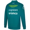 Aston Martin Aramco Cognizant F1 Racing Team 1/2 Zip Sweat 2023 - ijersey