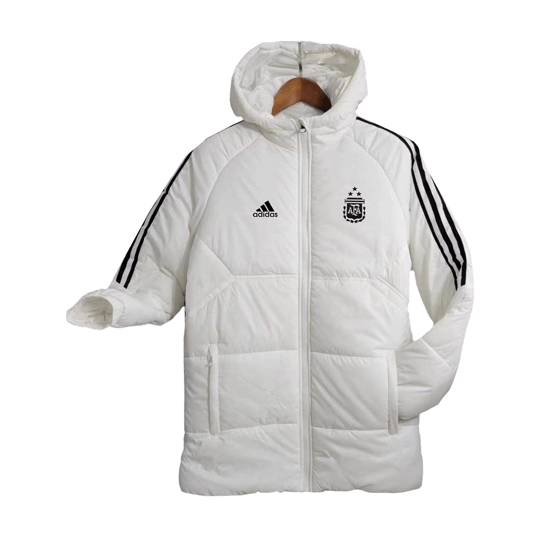 Argentina Training Winter Jacket 2023 - White - ijersey