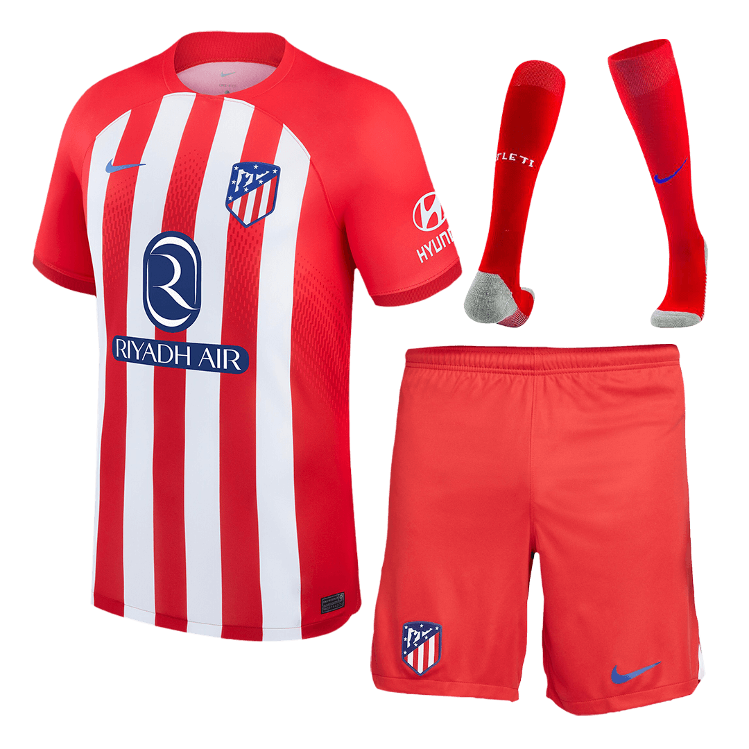 Atletico Madrid Jersey Whole Kit 2023/24 Home - ijersey