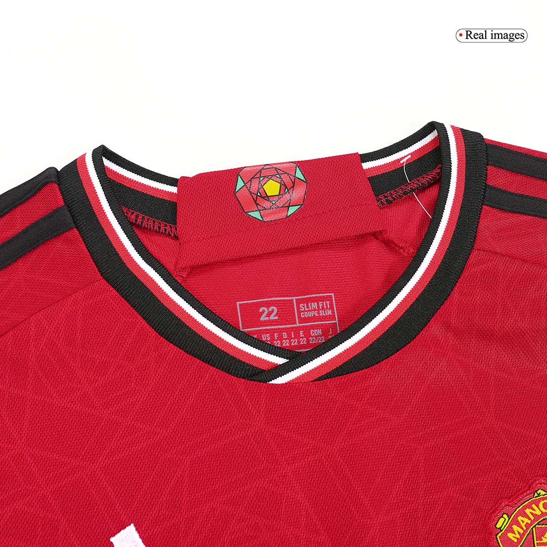 Youth Manchester United Jersey Kit 2023/24 Home - Long Sleeve - ijersey