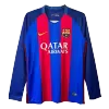 Retro 16/17 Barcelona Home Long Sleeve Soccer Jersey - ijersey