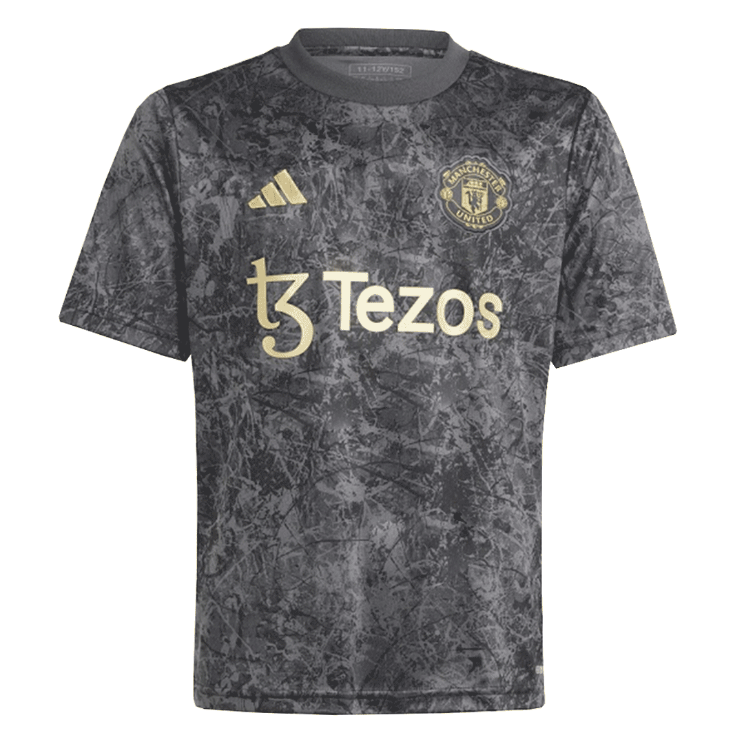 Manchester United Jersey 2023/24 Pre-Match  grey - ijersey