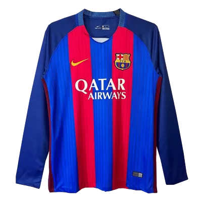 Barcelona Jersey 2016/17 Home Retro - Long Sleeve - ijersey