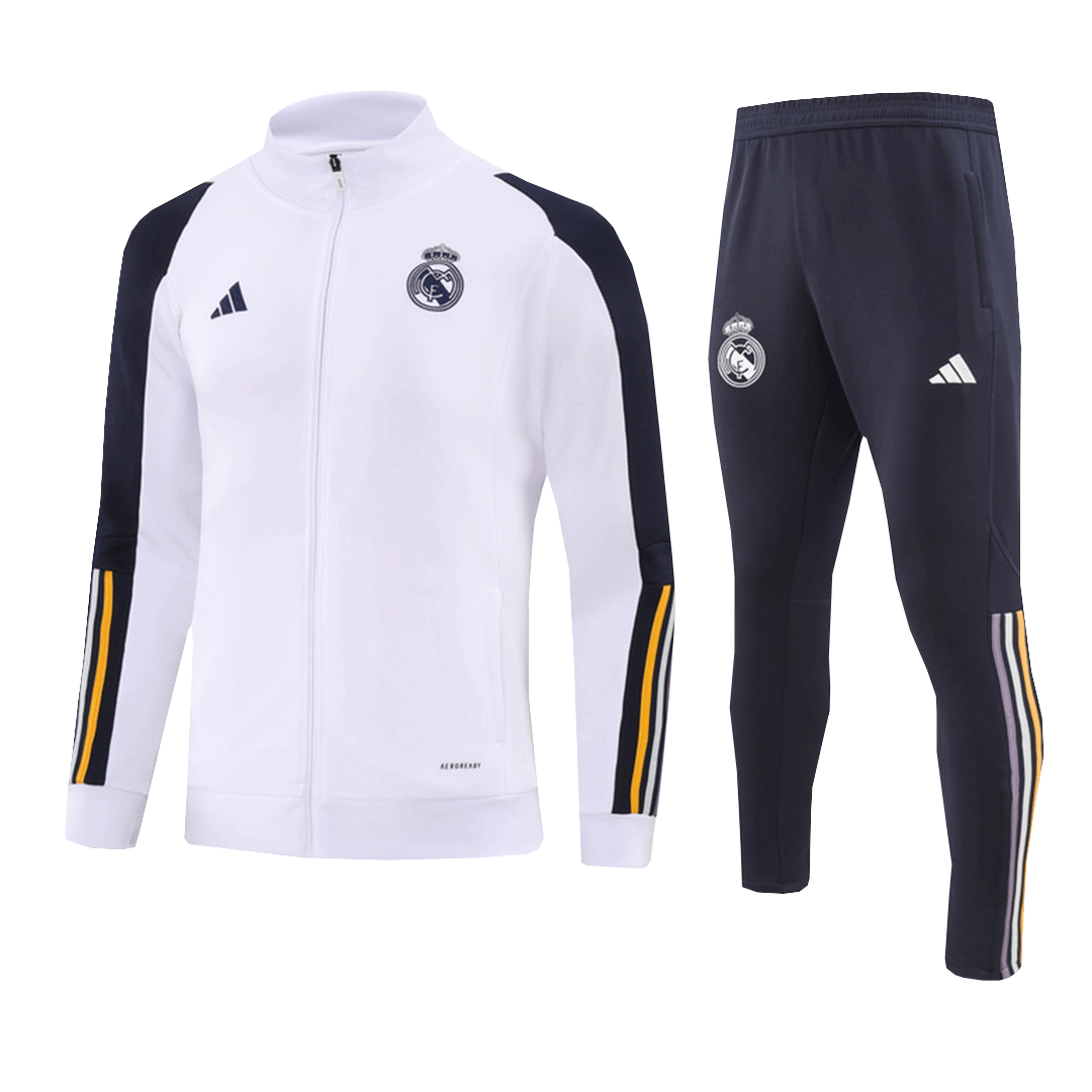 Real Madrid Jacket Tracksuit 2023/24 Youth - White - ijersey